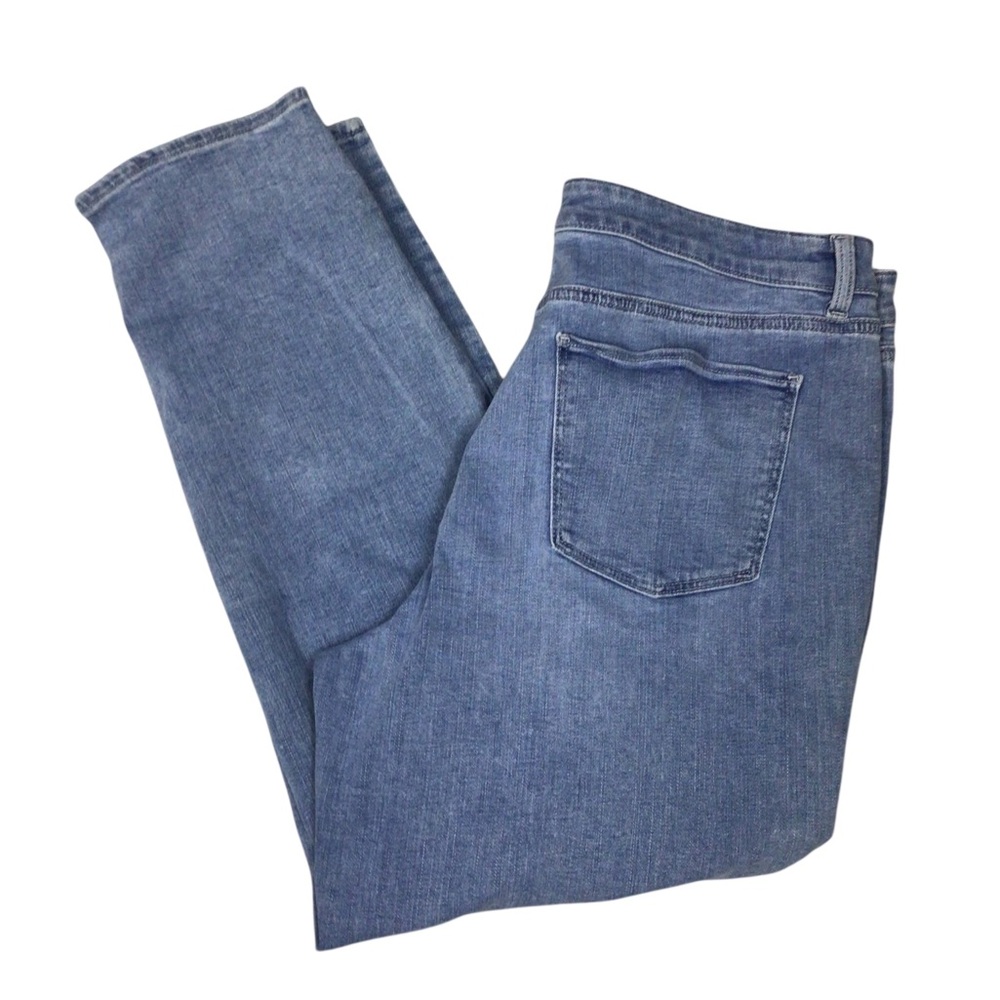 Talbots Slim Ankle Blue Curvy Women's Jeans 14 Denim Medium Wash - Picture 9 of 11